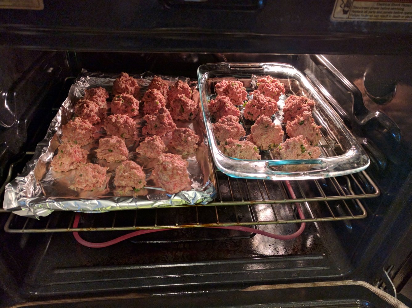 meatballs in the oven