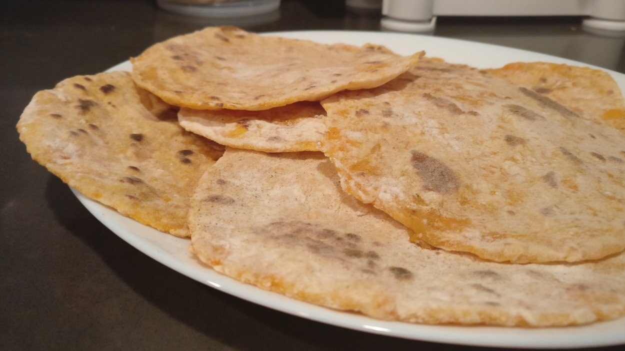 Shobat Roti Sweet Potato Roti