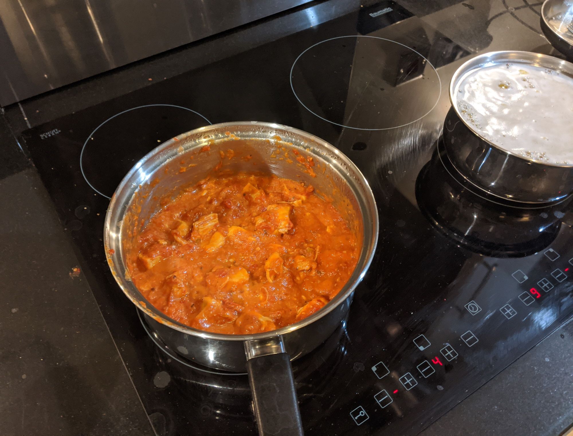 Penne alla fermented beans