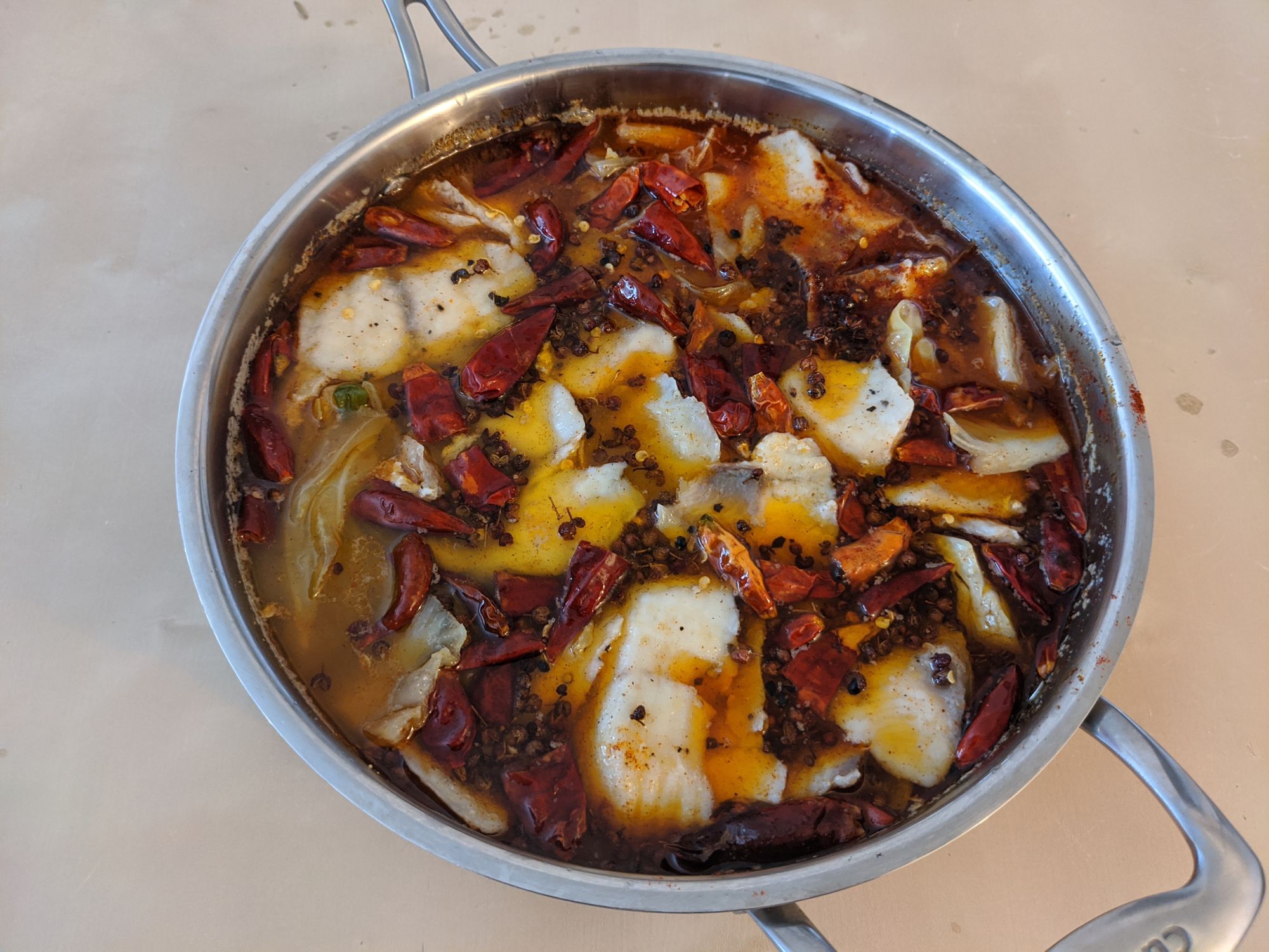 Sichuan Boiled Fish (Shui Zhu Yu)