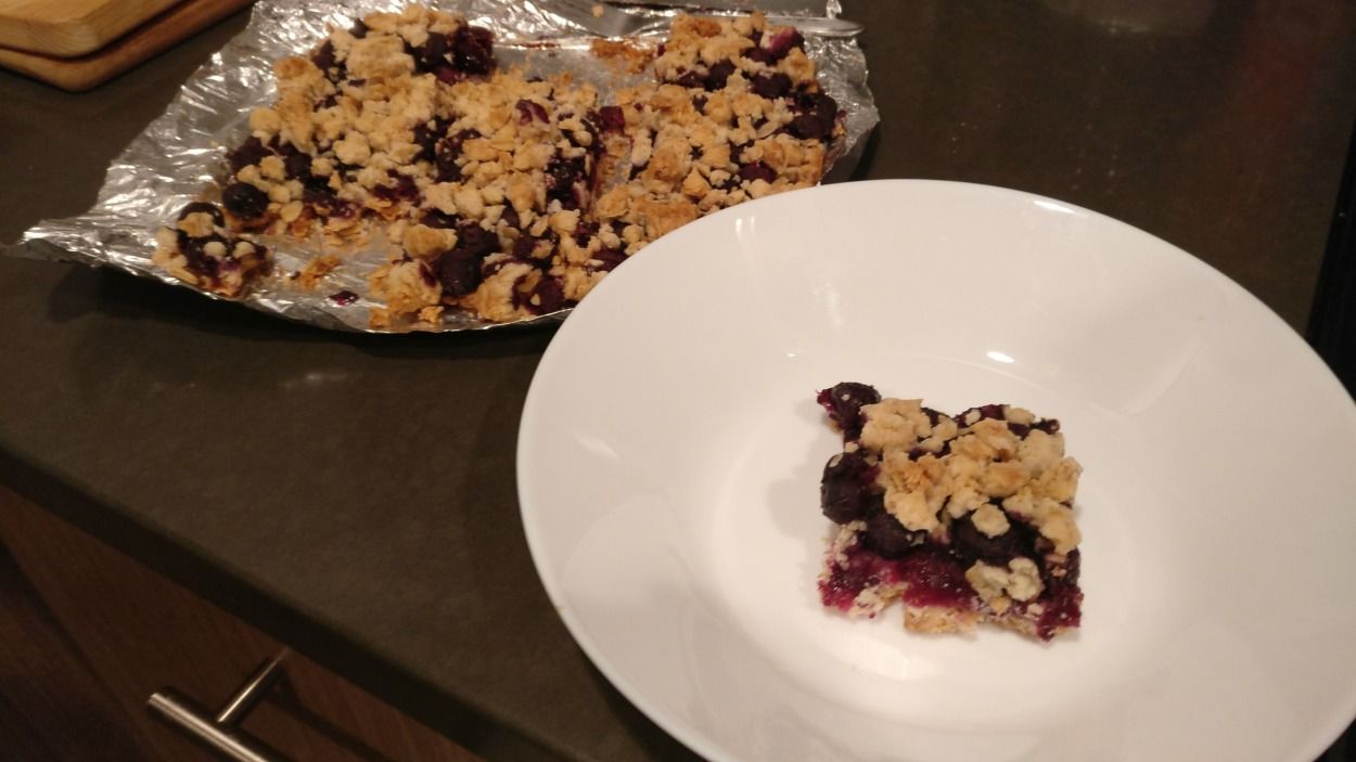 Sugar-free Blueberry Bars