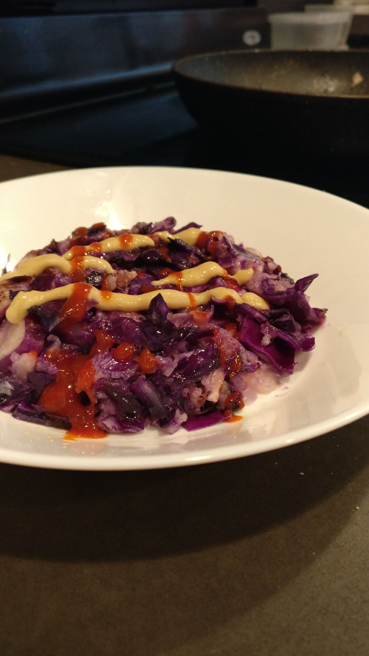 Red Cabbage Pancake