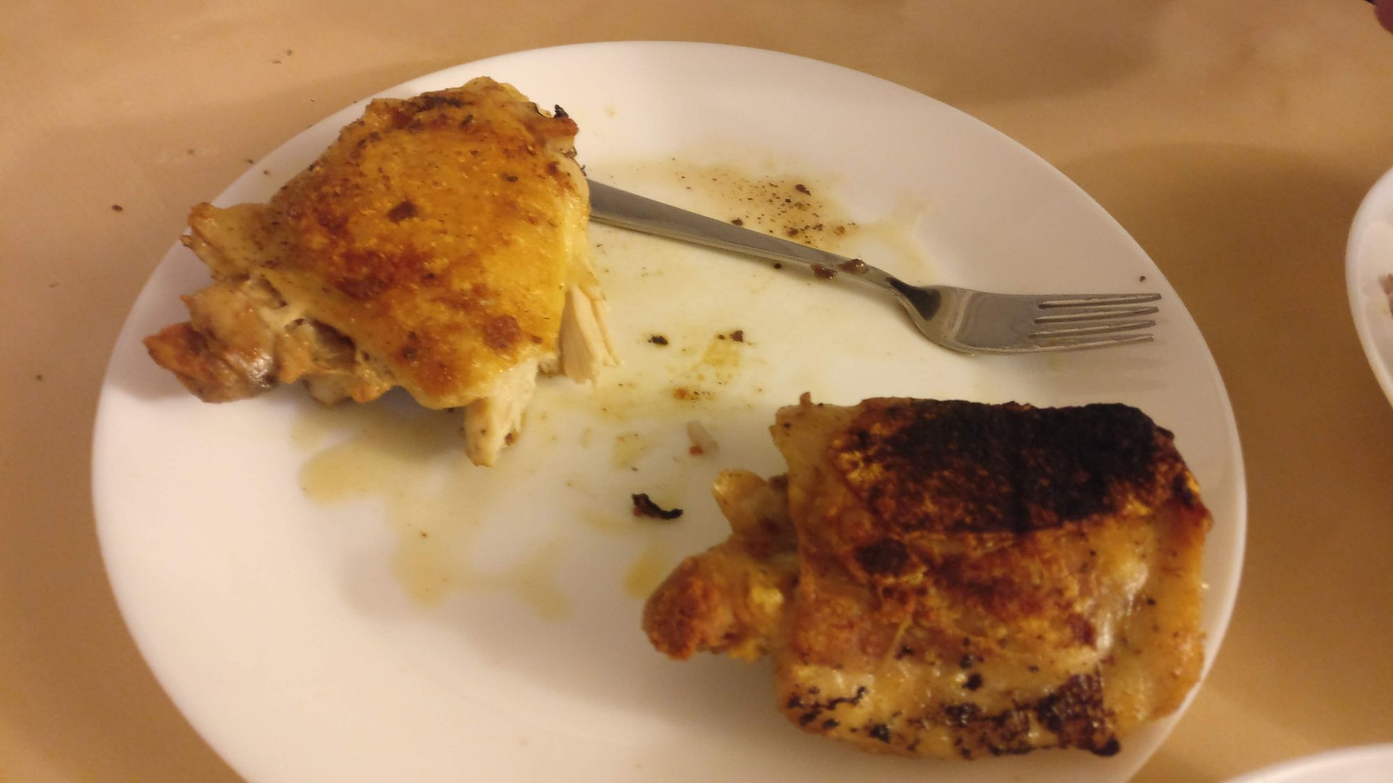 Oven Roasted Chicken Thighs