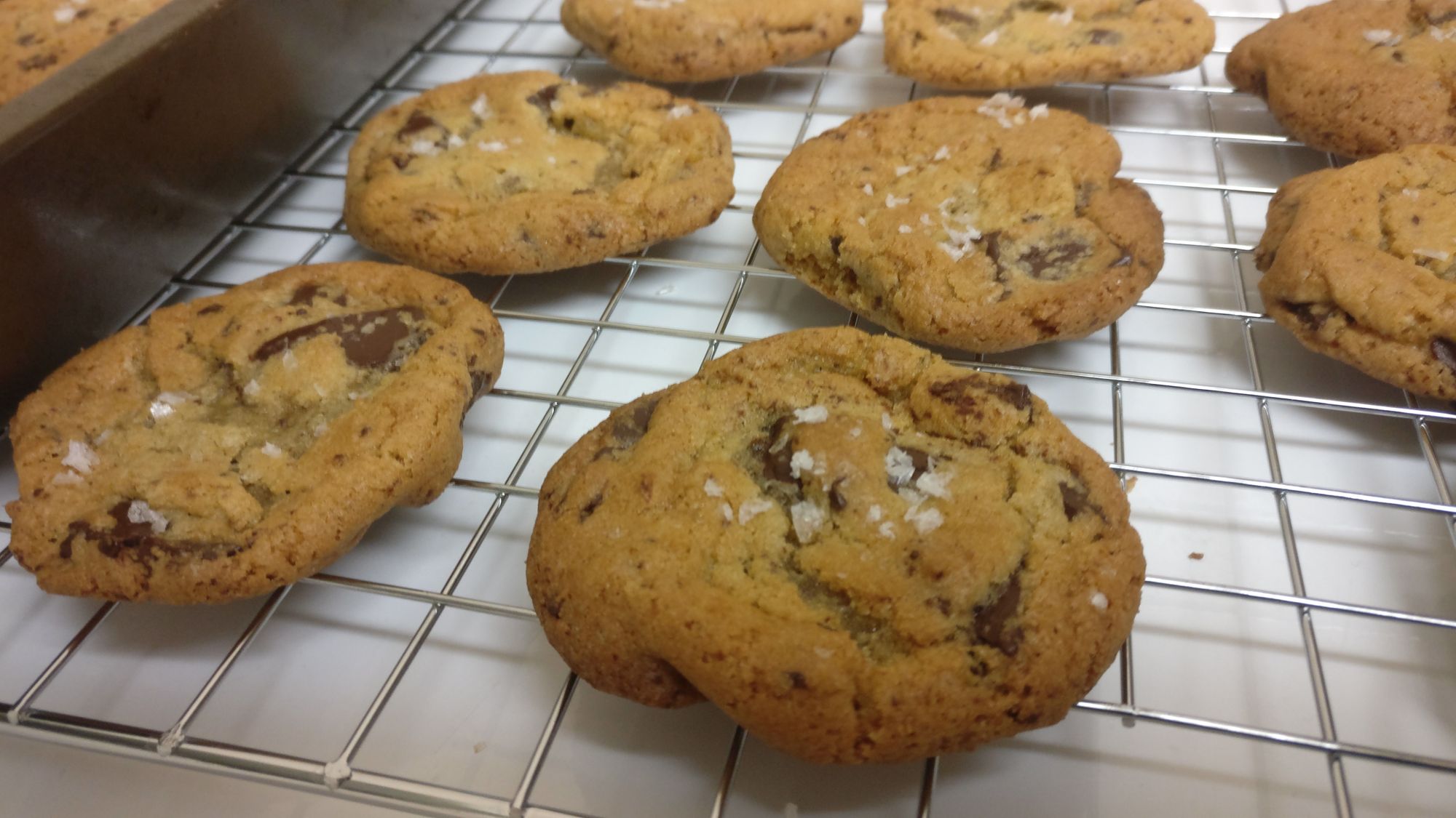 Sea Salt Chocolate Chip Cookies