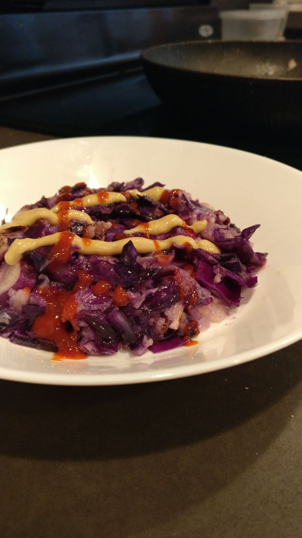 Red Cabbage Pancake